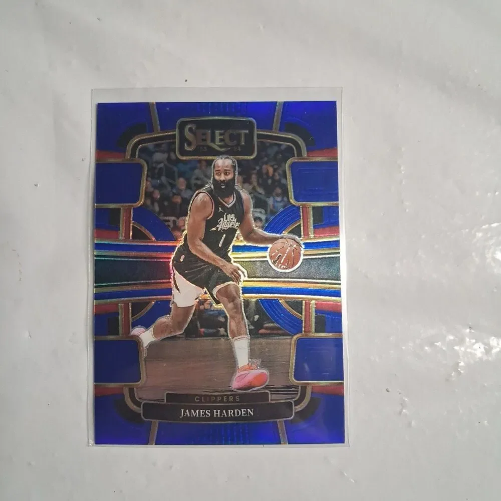 2023-24 Panini Select - Concourse James Harden #64 Blue Prizm